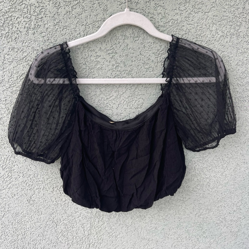 Black Crop Top